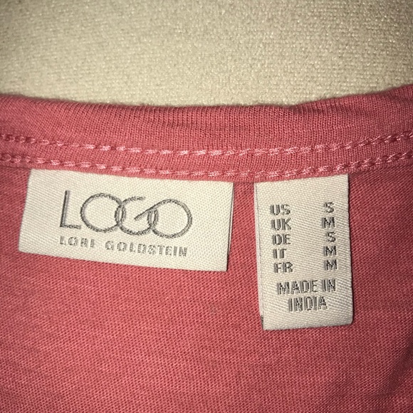 LOGO PINK LONG SLEEVE TEE - Picture 5 of 5